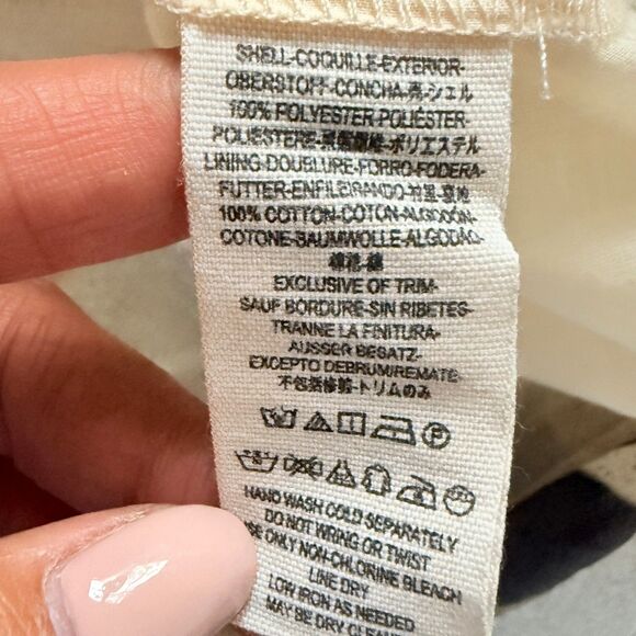 Free People Brown Cream Boho Sheer Shift Dress Chiffon Peasant Sleeves Sz S - Picture 5 of 8